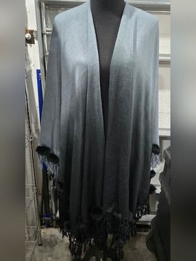 Hot In Hollywood Ombre Poncho